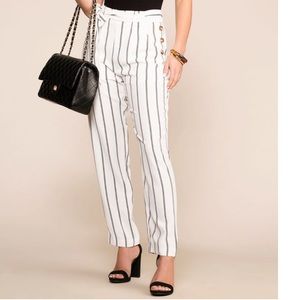Small, white striped pants